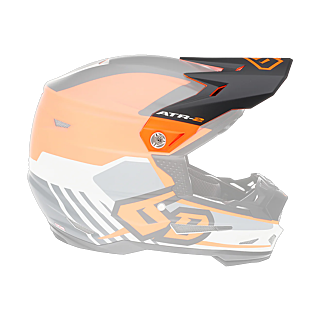 6D Kinder Helmklep ATR-2Y Target - Neon Oranje