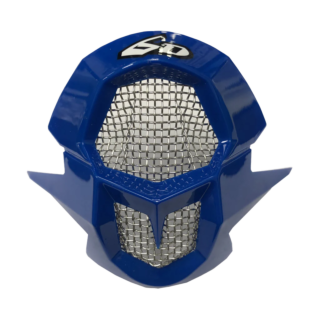 6D Mondstuk ATR-1 Carbon - Electric Blauw / Wit