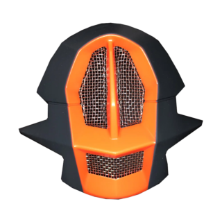 6D Mondstuk ATR-1 Stealth Graphic - Charcoal / Neon Oranje