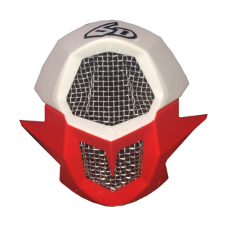 6D Mondstuk ATR-1 Team FCR Carbon - Red / Carbon