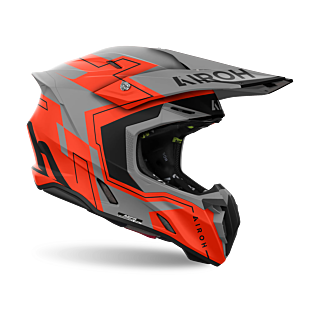 Airoh Crosshelm Twist 3 Dizzy - Mat Fluo Oranje