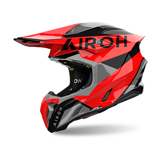Airoh Crosshelm Twist 3 King - Glans Rood