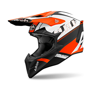 Airoh Crosshelm Wraap Feel - Mat Oranje