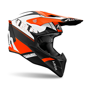 Airoh Crosshelm Wraap Feel - Mat Oranje