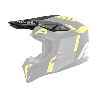 Airoh Helmklep Aviator 3 Glory - Mat Geel