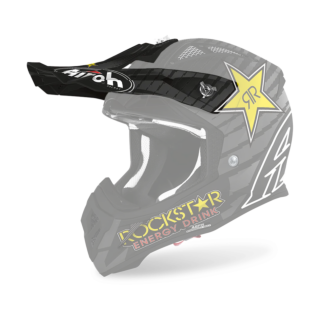 Airoh Helmklep Aviator Ace Rockstar - Mat Wit / Zwart