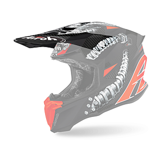 Airoh Helmklep Twist 2.0 Bolt - Mat Fluo Oranje / Zwart
