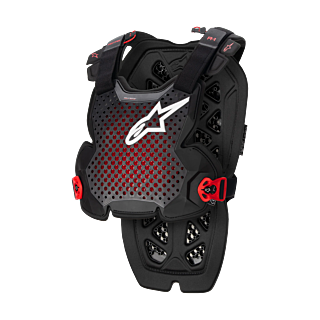 Alpinestars Bodyprotector A-1 Pro - Antraciet / Zwart / Rood