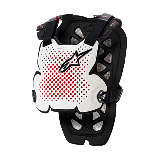 Alpinestars Bodyprotector A-1 Pro - Wit / Zwart / Rood