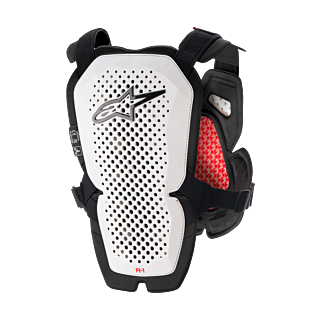 Alpinestars Bodyprotector A-1 Pro - Wit / Zwart / Rood