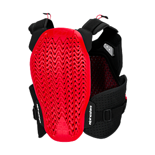 Alpinestars Bodyprotector A-4 Plasma - Zwart / Rood / Wit
