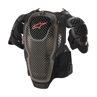 Alpinestars Bodyprotector A-6 - Zwart / Antraciet / Rood