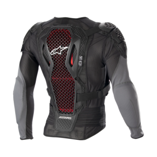 Alpinestars Bodyprotector Vest Bionic Plus V2 - Zwart / Antraciet / Rood