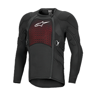 Alpinestars Bodyprotector Vest Zacht Bionic Plasma LT Lang - Zwart / Wit