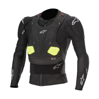 Alpinestars Bodyprotector Vest Zacht Bionic Pro V2 - Zwart / Geel / Fluo Geel