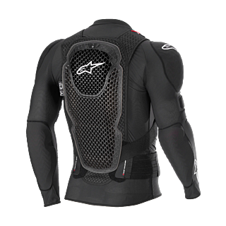 Alpinestars Bodyprotector Vest Zacht Bionic Pro V3 Plasma - Zwart / Rood / Wit