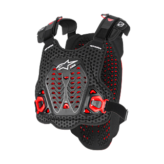 Alpinestars Bodyprotector Zacht A-5 Plasma - Zwart / Rood / Wit
