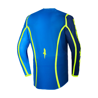 Alpinestars Cross Shirt 2026 Fluid Apex - Blauw / Fluo Geel