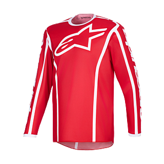 Alpinestars Cross Shirt 2026 Fluid Apex - Rood / Wit