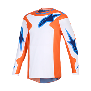 Alpinestars Cross Shirt 2026 Fluid Grid - Oranje / Ucla / Blauw