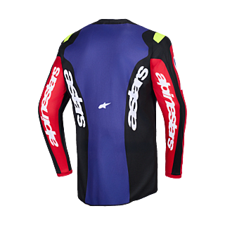 Alpinestars Cross Shirt 2026 Fluid Grid - Rood / Zwart / Paars