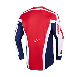 Alpinestars Cross Shirt 2026 Racer Riway - Wit / Blauw / Rood
