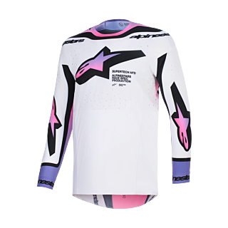 Alpinestars Crosskleding 2026 Supertech Pro Vista - Wit / Paars / Zwart