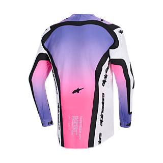 Alpinestars Cross Shirt 2026 Supertech Pro Vista - Wit / Paars / Zwart