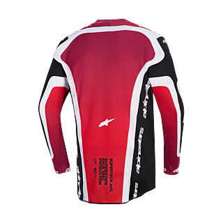 Alpinestars Cross Shirt 2026 Supertech Pro Vista - Zwart / Rood / Wit