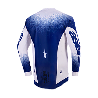 Alpinestars Cross Shirt 2026 Supertech Scenz - Licht Grijs / Donker Blauw