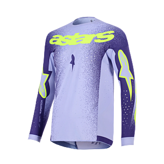 Alpinestars Crosskleding 2026 Supertech Scenz - Paars / Fluo Geel