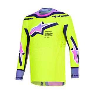 Alpinestars Crosskleding 2026 Supertech Vista - Geel / Paars / Zwart