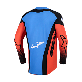 Alpinestars Cross Shirt 2026 Techstar Knif - Oranje / Zwart / Ucla / Blauw