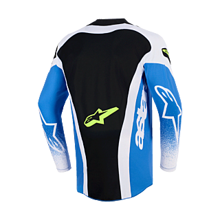 Alpinestars Cross Shirt 2026 Techstar Knif - Ucla / Blauw / Zwart / Fluo Geel