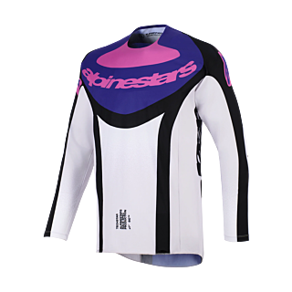 Alpinestars Crosskleding 2026 Techstar Knif - Zwart / Licht Grijs / Paars