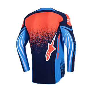 Alpinestars Cross Shirt 2026 Techstar Nomur - Donker Navy / Oranje / Ucla / Blauw
