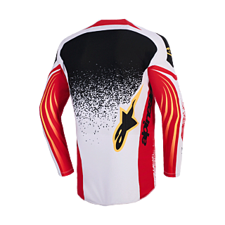 Alpinestars Cross Shirt 2026 Techstar Nomur - Licht Grijs / Rood / Zwart