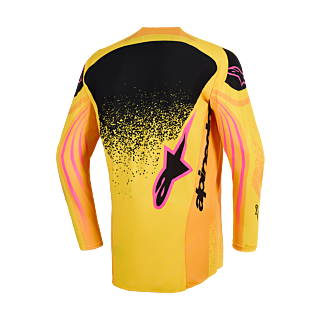 Alpinestars Cross Shirt 2026 Techstar Nomur - Oranje / Geel / Roze