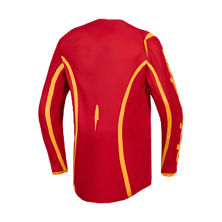 Alpinestars Cross Shirt 2027 Fluid Apex V2 - Fire Rood / Goud