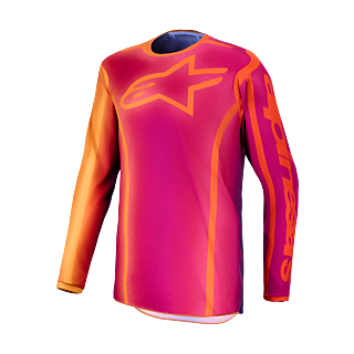 Alpinestars Cross Shirt 2027 Fluid Kepler - Donker Paars / Oranje