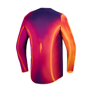Alpinestars Cross Shirt 2027 Fluid Kepler - Donker Paars / Oranje