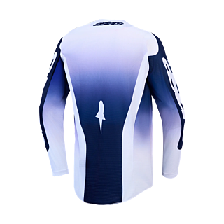 Alpinestars Cross Shirt 2027 Racer Air Amber - Blauw / Navy / Wit