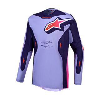 Alpinestars Cross Shirt 2027 Racer Air Hunt - Licht Violet / Deep Purple / Fluo Roze