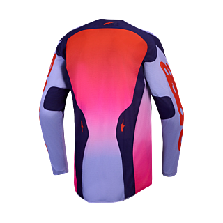 Alpinestars Cross Shirt 2027 Racer Air Hunt - Licht Violet / Deep Purple / Fluo Roze