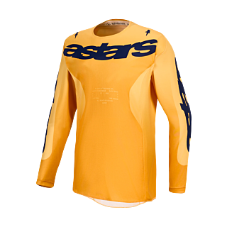 Alpinestars Cross Shirt 2027 Racer Amber - Goud Oranje / Deep Blauw