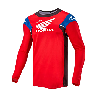Alpinestars Cross Shirt 2027 Racer Iconic Honda - Rood / Zwart / Wit