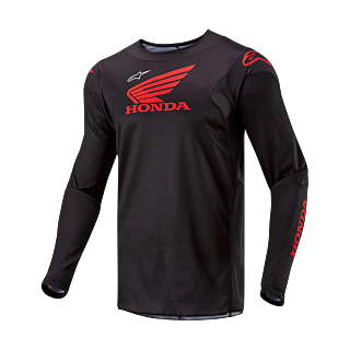 Alpinestars Cross Shirt 2027 Racer Iconic Honda - Zwart / Rood