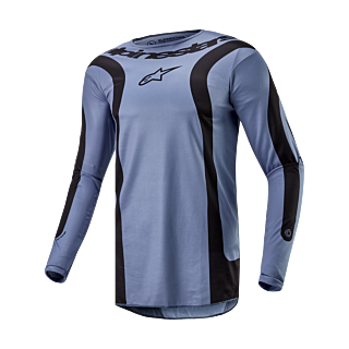 Alpinestars Cross Shirt Fluid Lurv - Licht Blauw / Zwart