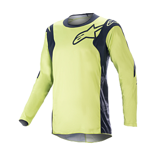 Alpinestars Cross Shirt Racer Hoen - Night Navy / Fluo Groen