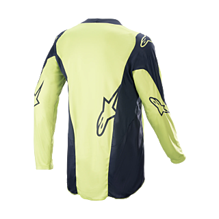 Alpinestars Cross Shirt Racer Hoen - Night Navy / Fluo Groen